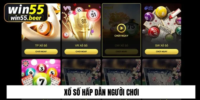 Xổ Số hấp dẫn người chơi